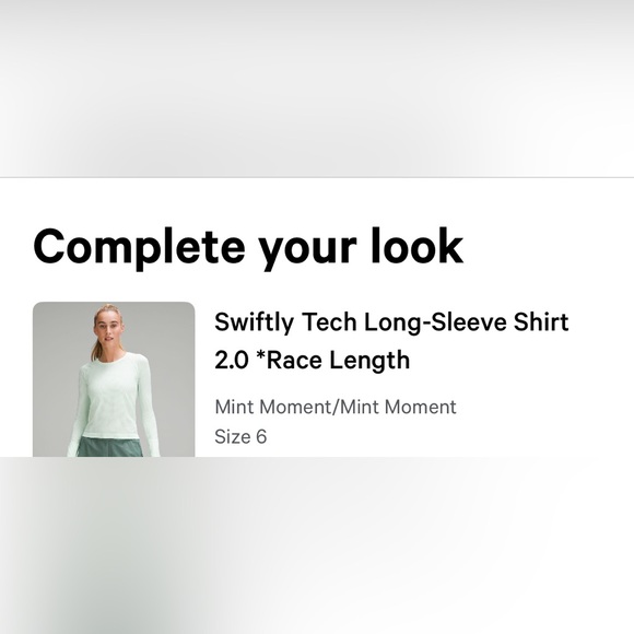 NEW Swiftly Tech Long Sleeve Shirt 2.0 *Race Length - Picture 5 of 5